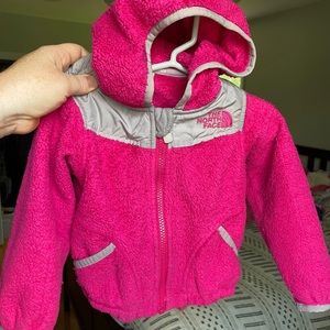 North Face Fleece Jacket Pink 12-18 months